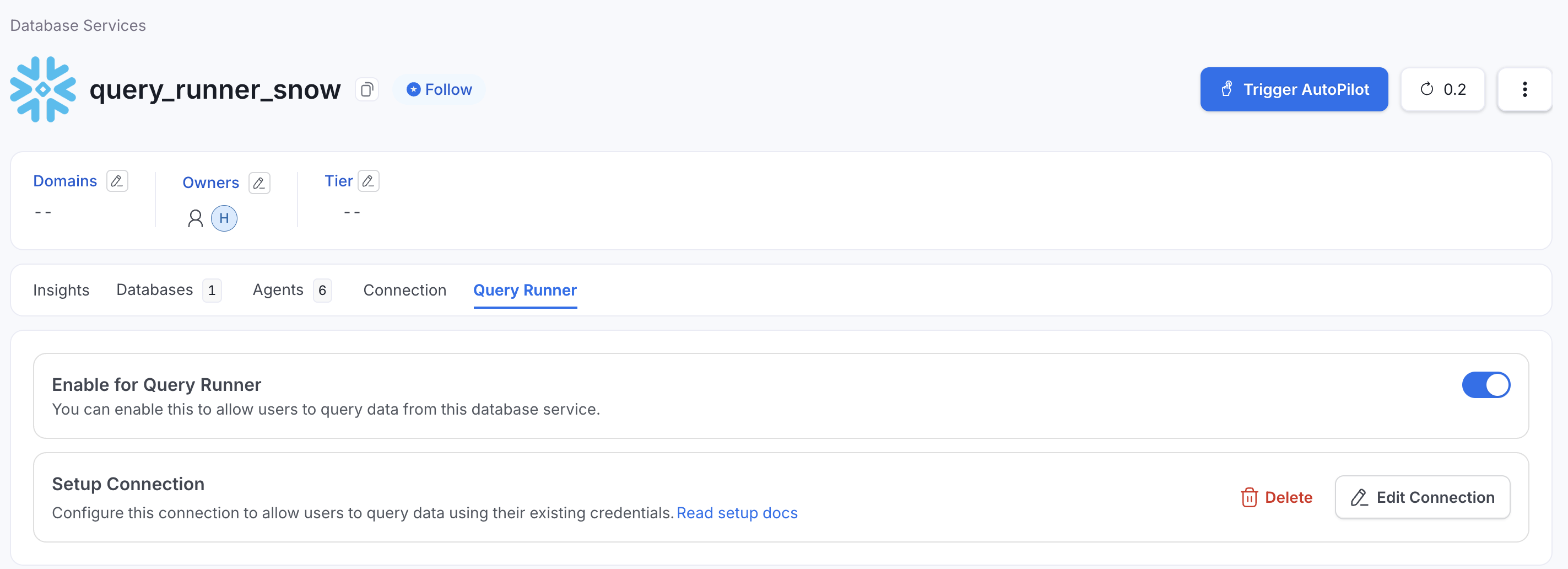 Query Runner Configuration Complete