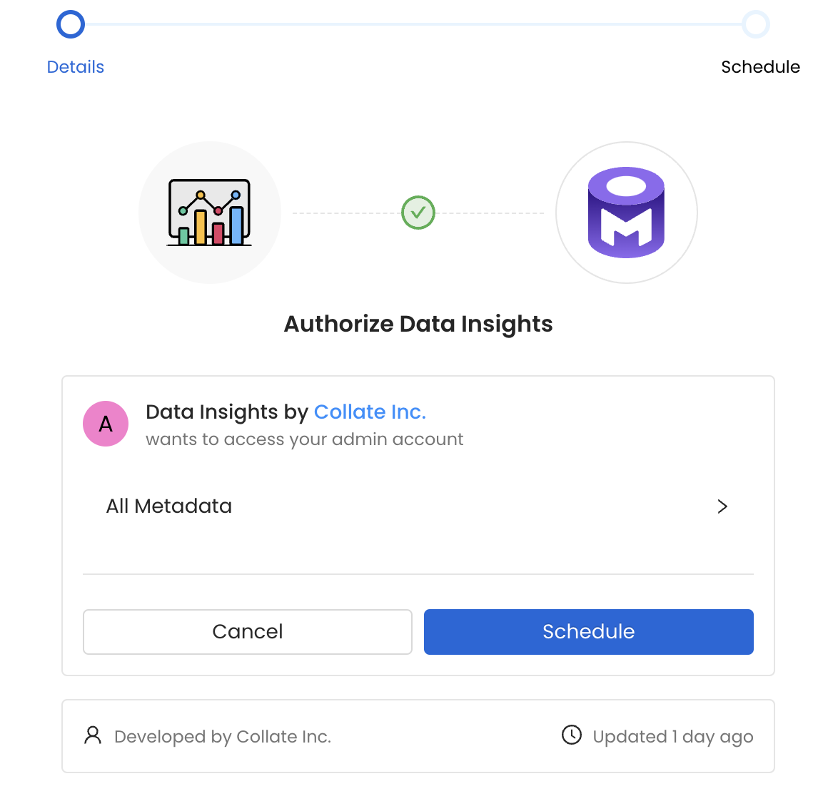 Schedule Data Insights