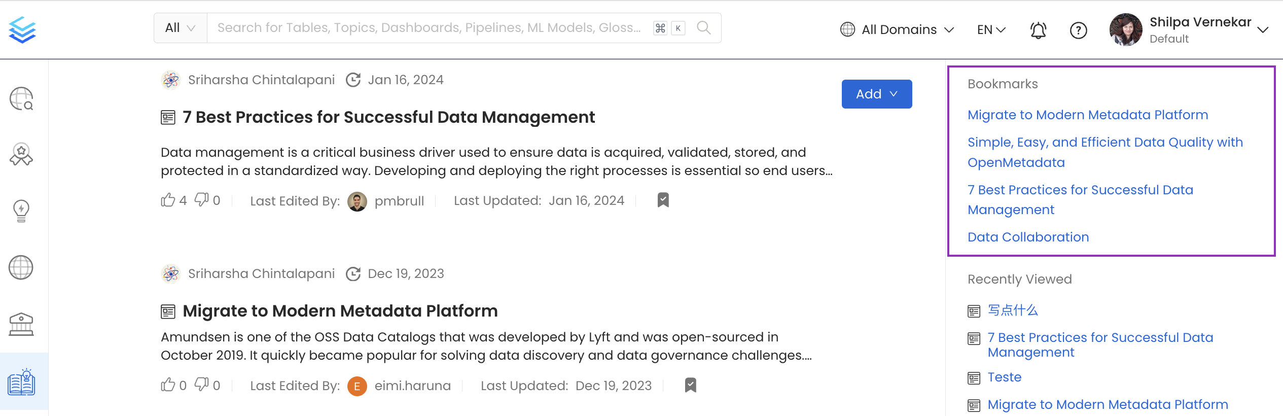 Bookmarked Article