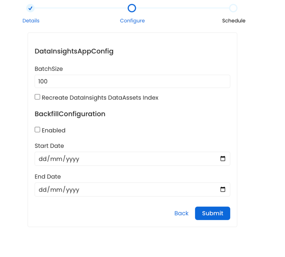 Schedule Data Insights