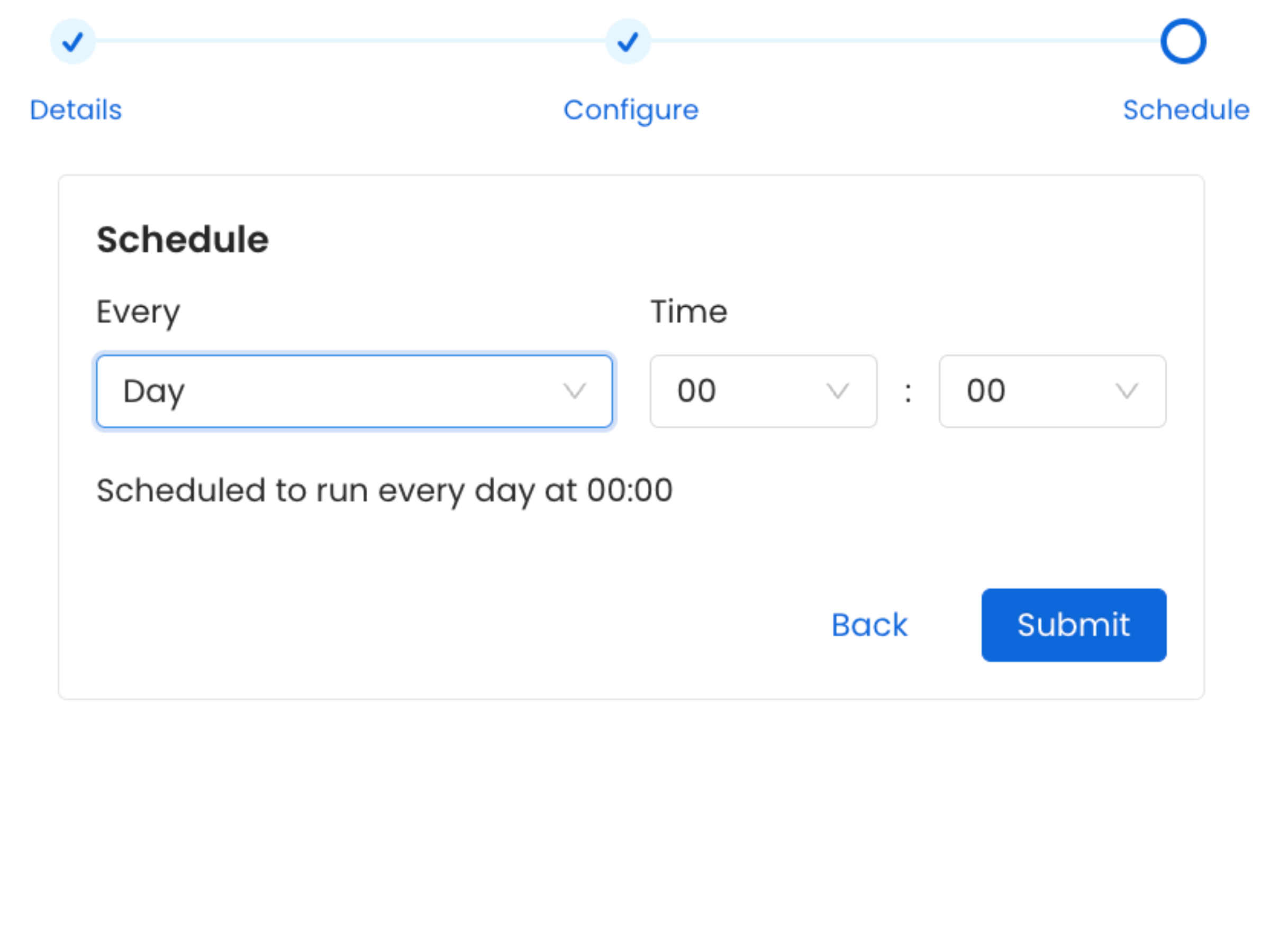 Set Up Data Insights Ingestion Schedule