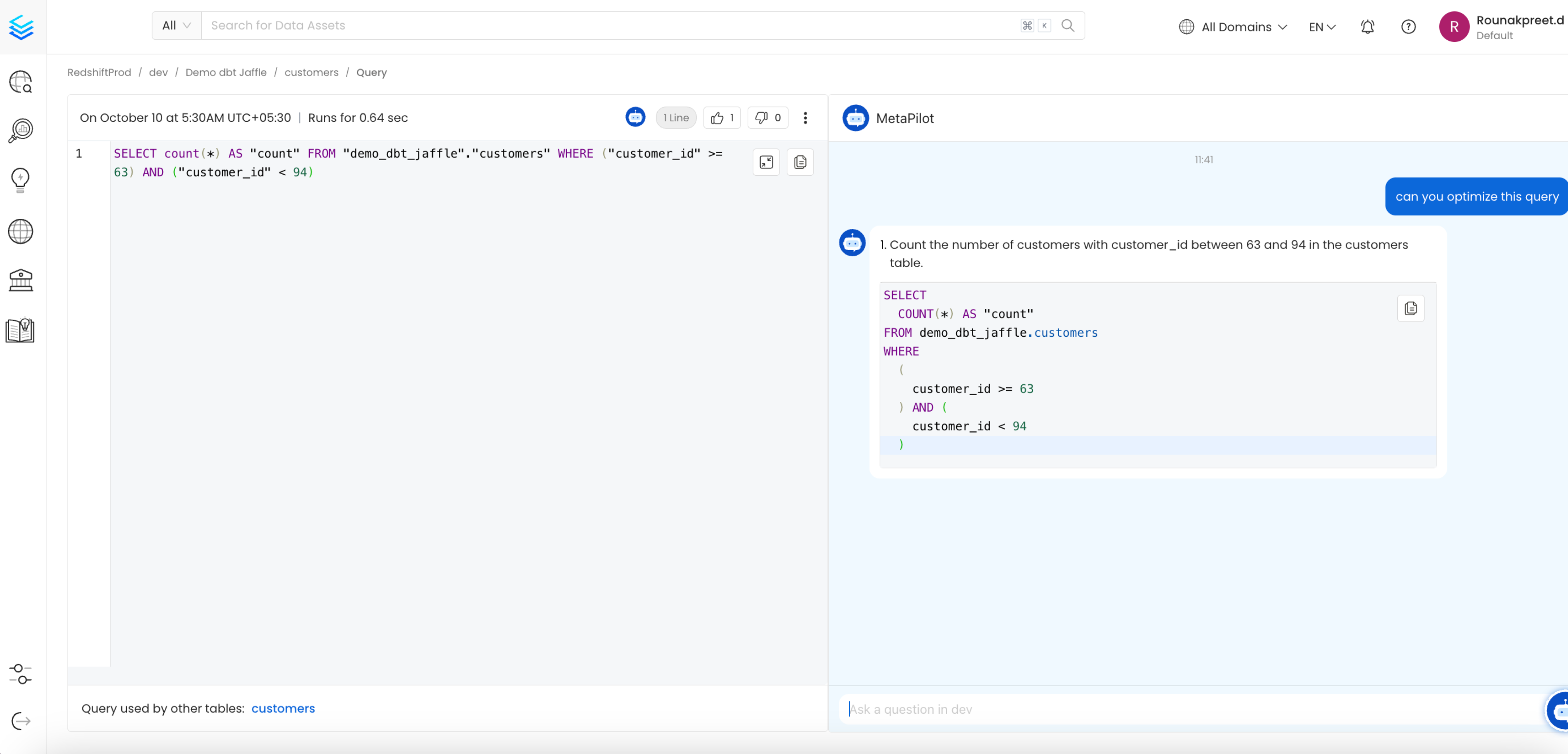 Optimize this query