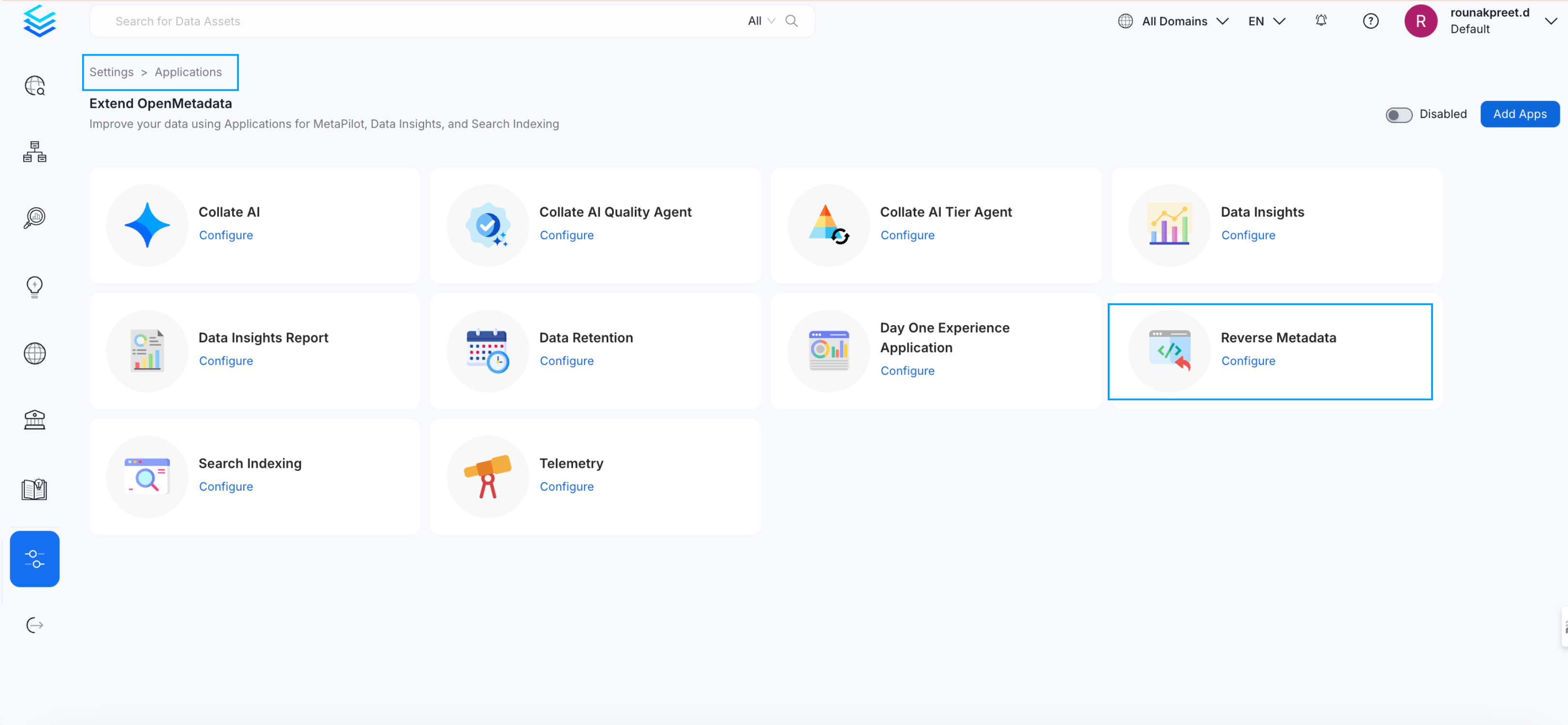 Reverse Metadata App