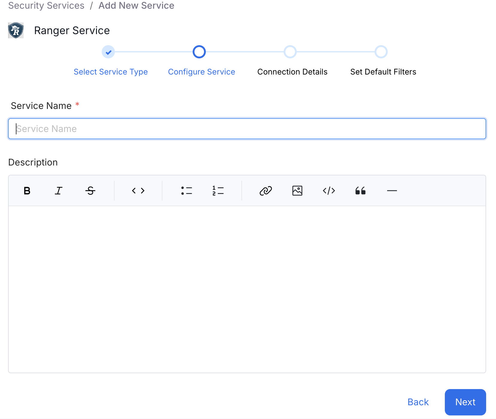 Add New Service