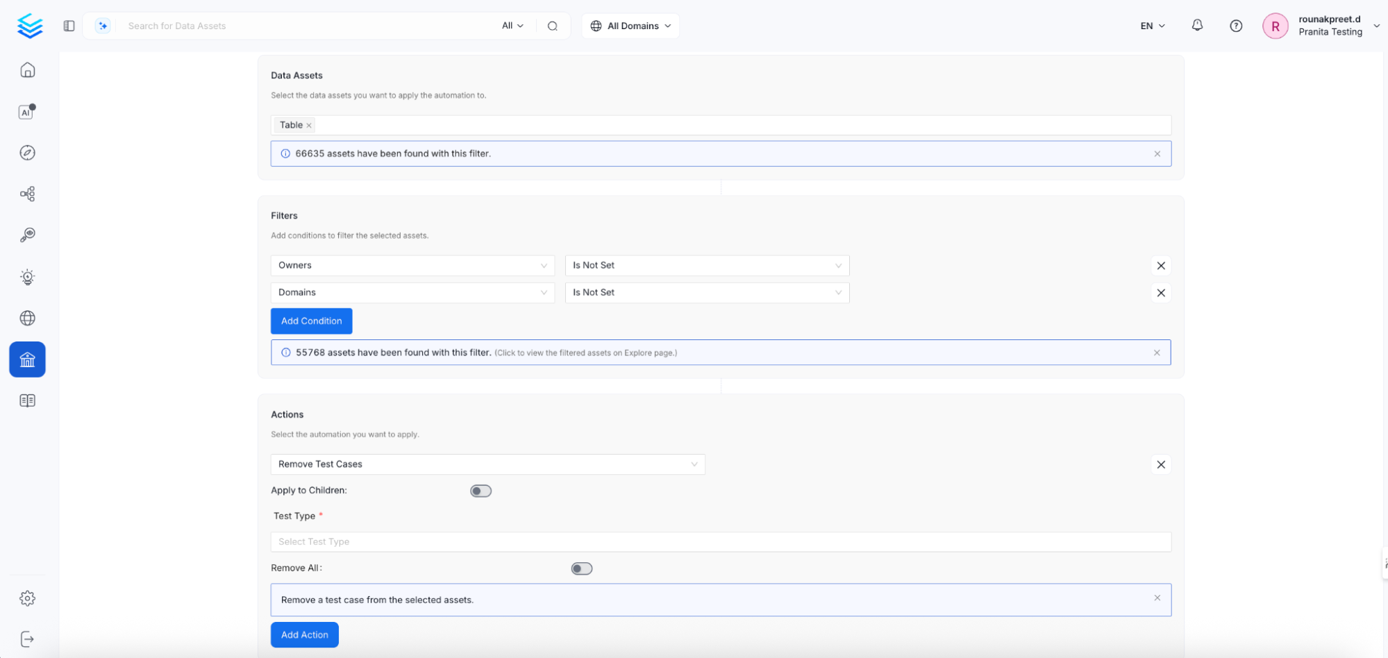 Remove Test Cases